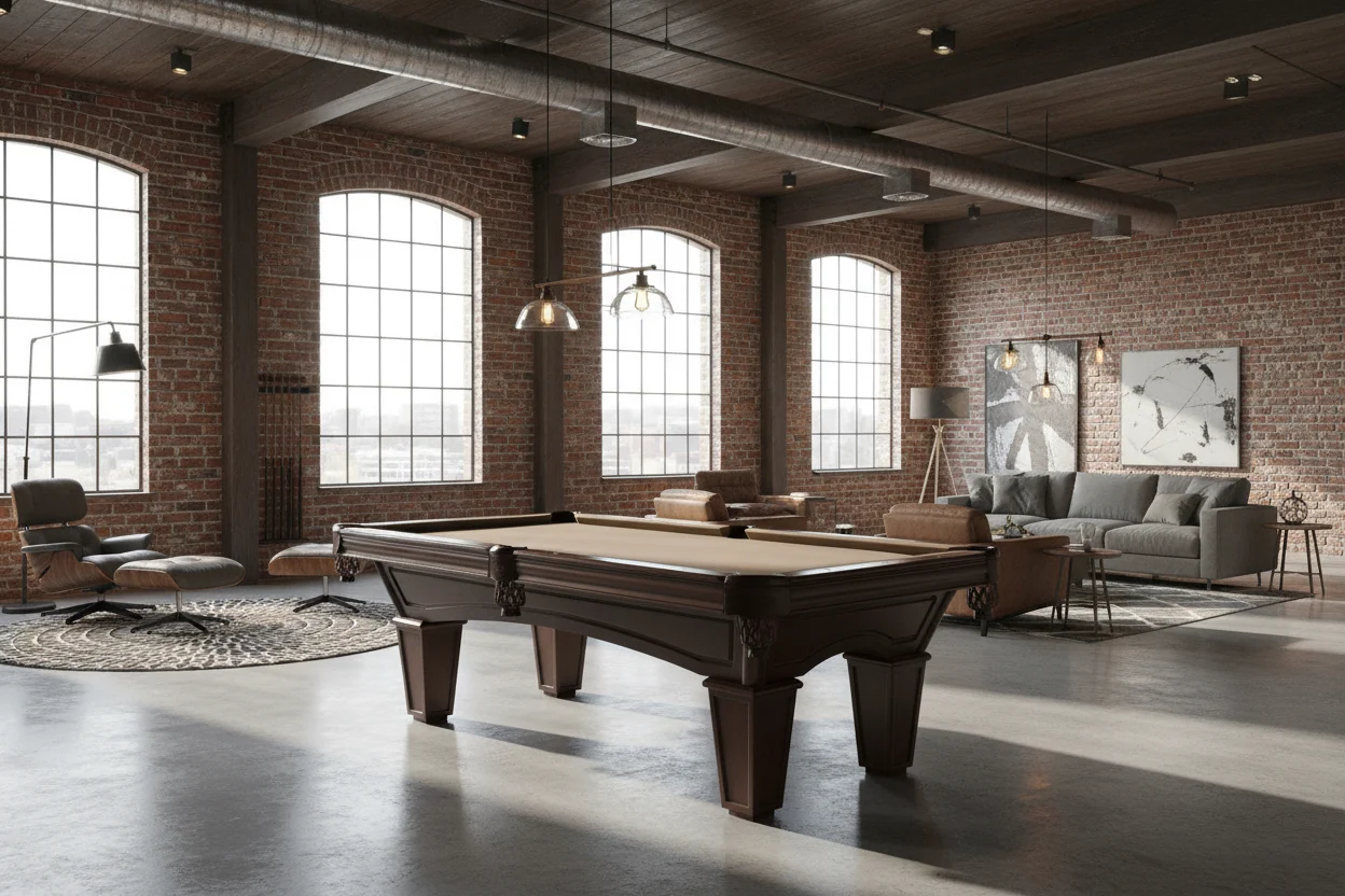 Glenwood 8' Pool Table with Tapered Leg - Image 24