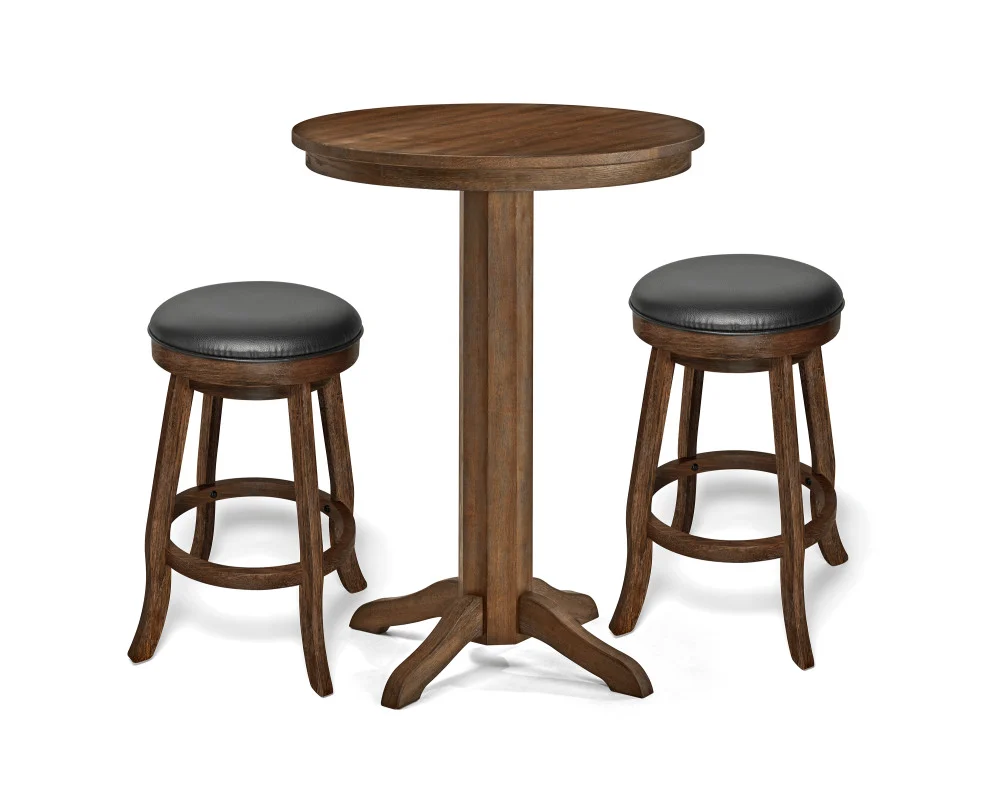 Traditional Pub Table & Stool Set