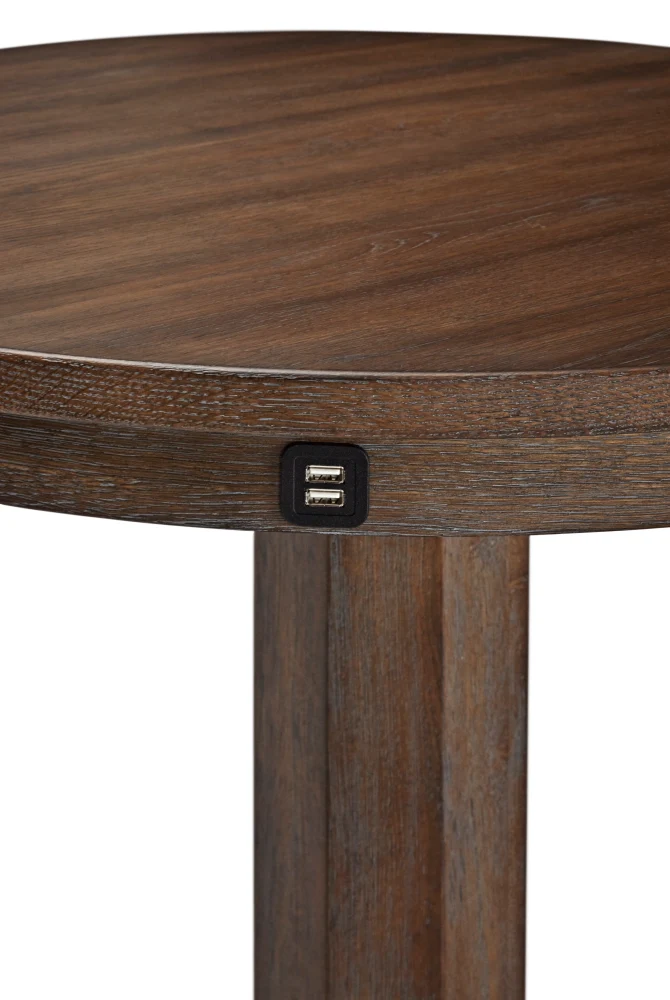 Traditional Pub Table with USB Port - Image 10