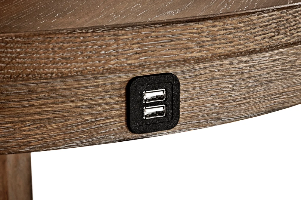 Traditional Pub Table with USB Port - Image 12