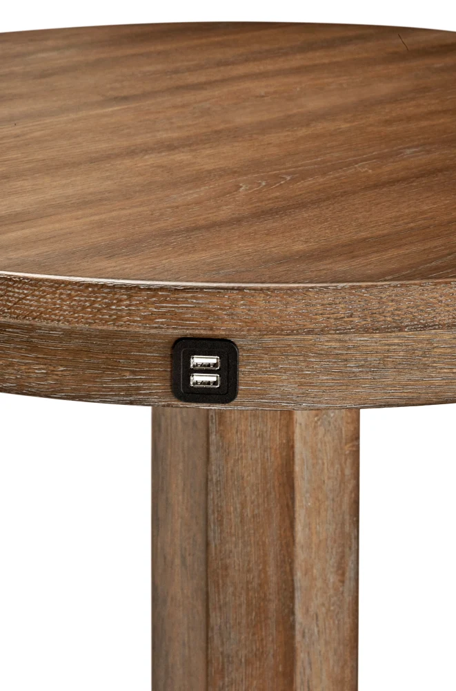 Traditional Pub Table with USB Port - Image 6